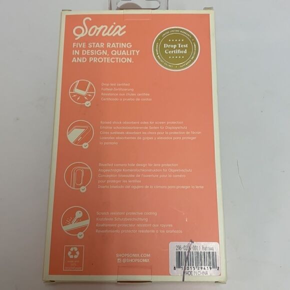 Sonix Bahama Case for iPhone 12 Mini Protective Palm Leaves Clear Case D6 - Picture 5 of 5